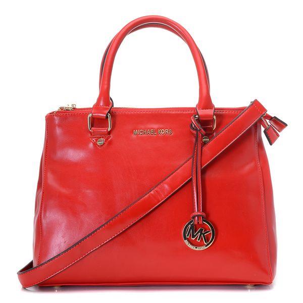 michael kors stor bedford saffiano dressy tote rød Rosa Opprinnelige 29vw0